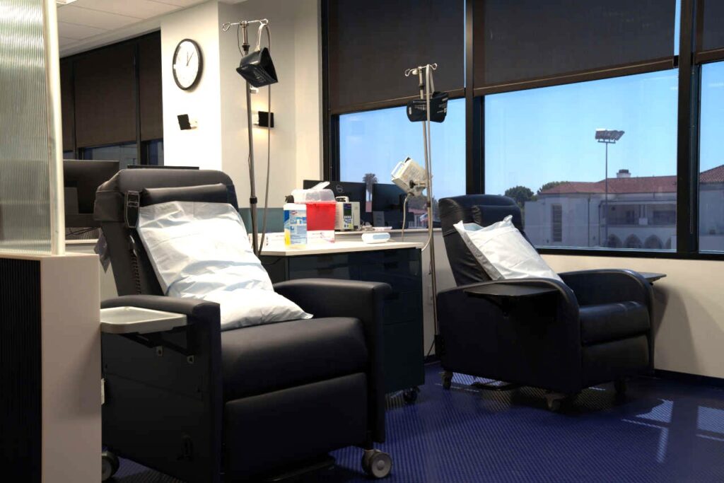 Infusion Chairs at the Beverly Hills Infusion Center